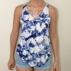 HOLLISTER tie dye tank top